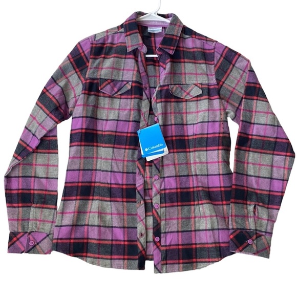 Columbia Tops - Columbia Women’s Simply Put Flannel Shirt Size Small 100% Cotton